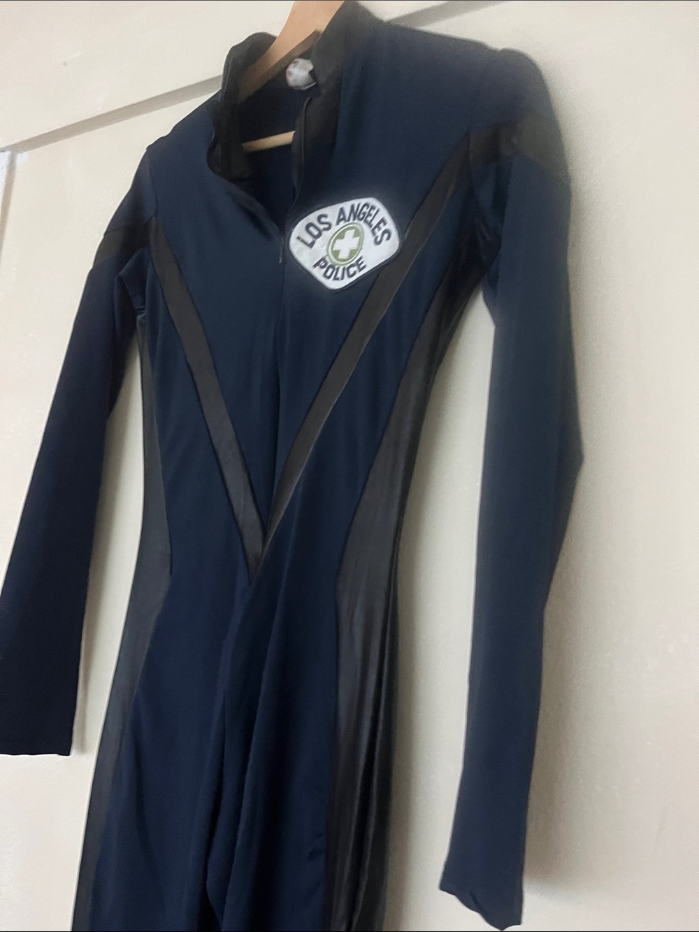 Forplay Navy and Black Women’s Police-Style Bodysuit